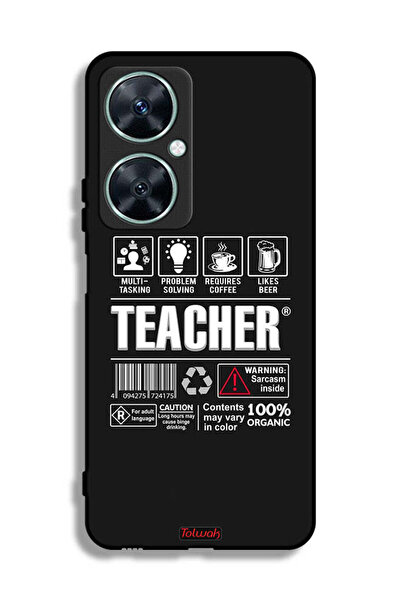 Tolwak Huawei nova 11i Protective Case Cover Teacher Sticker