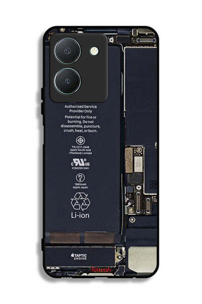 Tolwak غطاء حماية لهاتف Vivo Y36 5G بنمط دائرة الهاتف