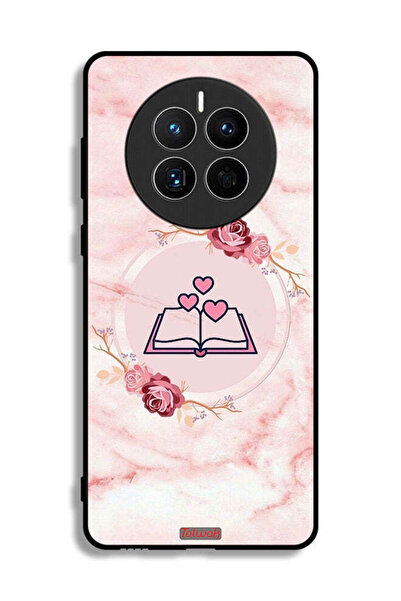 Tolwak غطاء حماية لهاتف هواوي ميت 50 إي بتصميم ثلاثة قلوب على كتاب