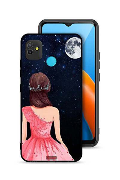 Tolwak Tecno Pop 5 Protective Case Cover Girl And Moon Art