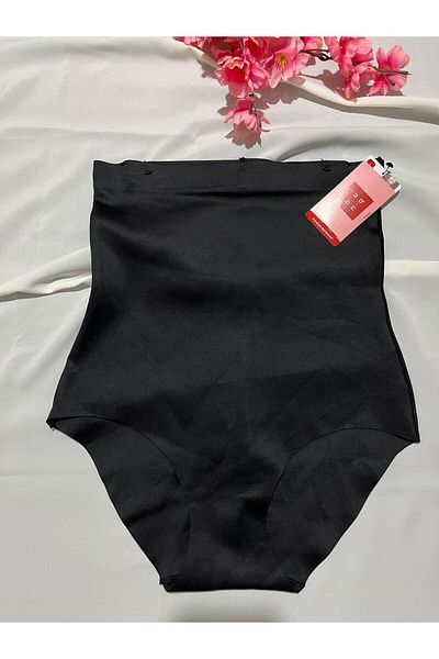 bunq Black Seamless Adhesive Premium High Waist Corset