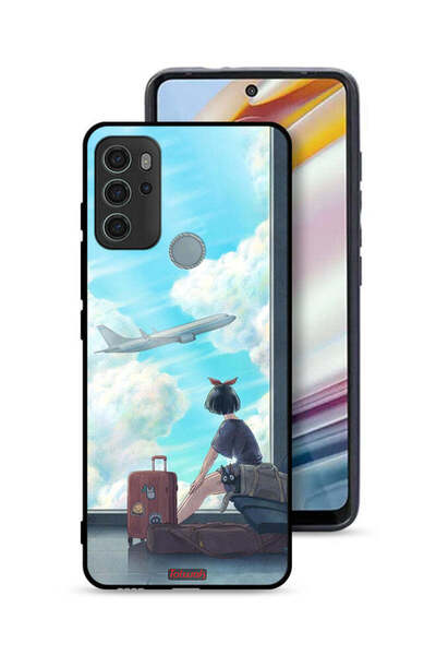 Tolwak غطاء حماية موتورولا موتو جي 60 إس بتصميم فن السفر