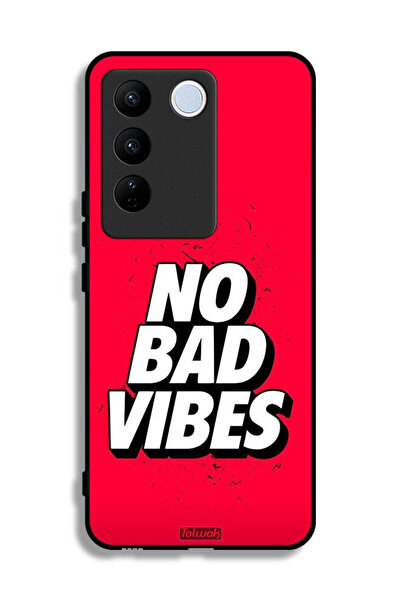 Tolwak Vivo V27e Protective Case Cover No Bad Vibes