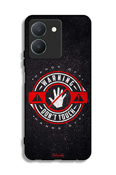 Tolwak Vivo Y36 4G Protective Case Cover Warning Do Not Touch