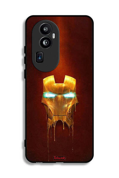 Tolwak غطاء حماية لهاتف Oppo Reno10 Pro Plus من Iron Man Marvel Comics