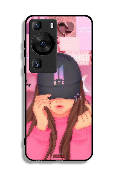 Tolwak غطاء حماية لهاتف هواوي P60 Pro بتصميم فتاة صغيرة