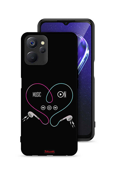 Tolwak غطاء حماية لهاتف Realme 9i 5G مع موسيقى