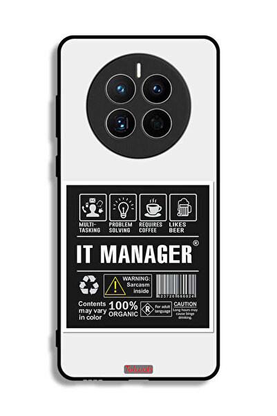 Tolwak غطاء حماية لهاتف هواوي ميت 50 إي، ملصق إدارة تكنولوجيا المعلومات