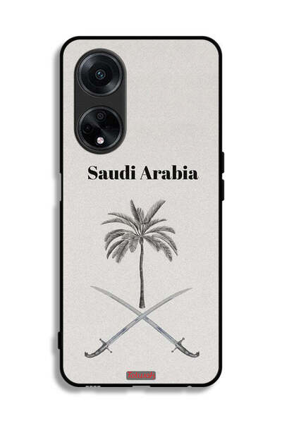 Tolwak غطاء حماية لهاتف Oppo F23 5G - لوحة فنية لعلامة المملكة العربية السعودية