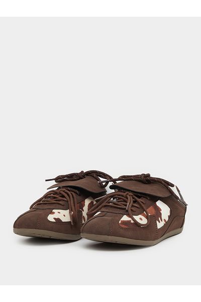 Styli Suede Retro Lace Up Sneaker