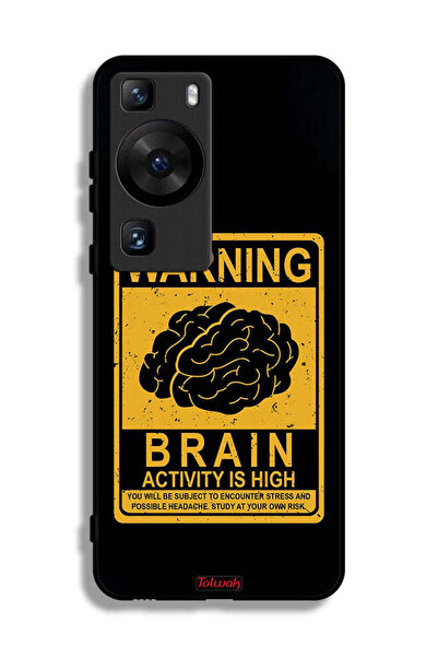 Tolwak غطاء حماية لهاتف Huawei P60 تحذير من ارتفاع نشاط الدماغ