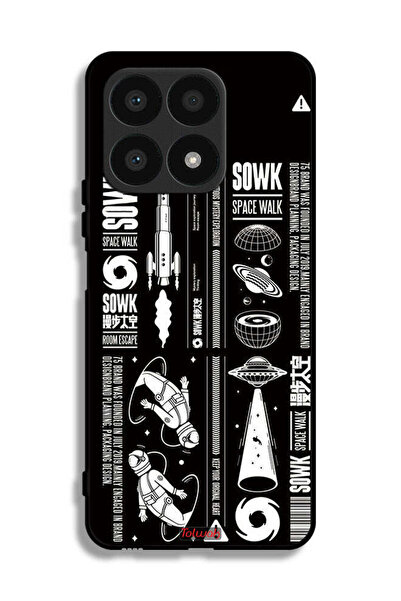 Tolwak Honor X8a Protective Case Cover Sowk Space Walk Sticker