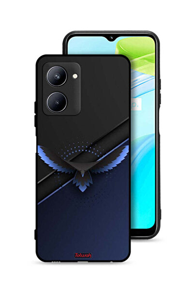 Tolwak Realme C33 Protective Case Cover Eagle Digital Abstract Art