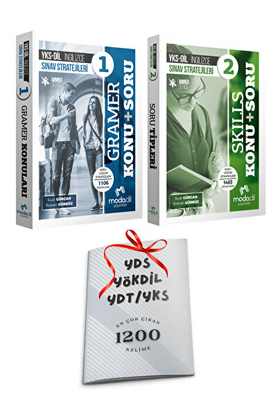Modadil Yayınları YKS YDT Modadil Sınav Stratejileri Gramer ve Skills Soru Ti...