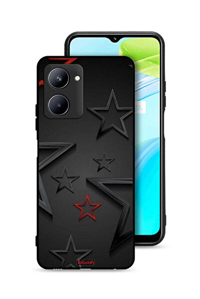 Tolwak غطاء حماية Realme C33 بنقشة نجوم