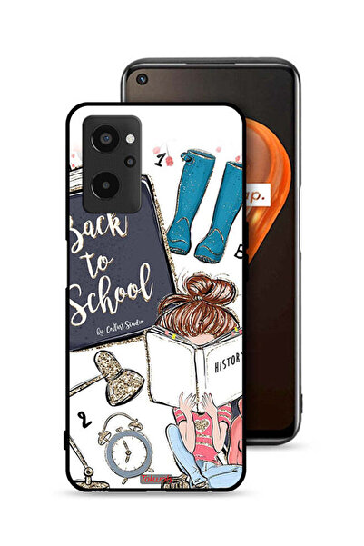 Tolwak غطاء حماية لهاتف Realme 9i 4G بطبعة فتاة مدرسية تقرأ التاريخ