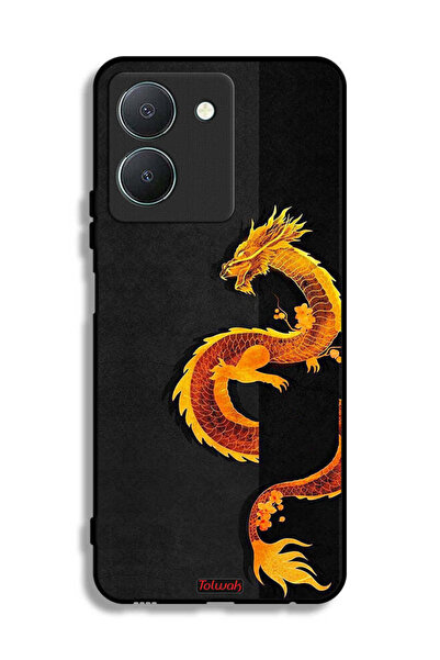 Tolwak Vivo Y36 4G Protective Case Cover Dragon Art