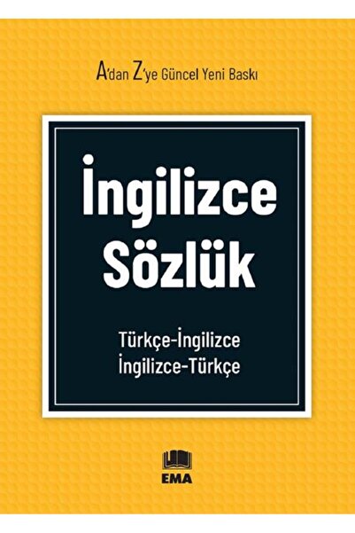 Ema Kitap Ema İngilizce Sözlük 11,5X16 Cm Ortaokullar İçin