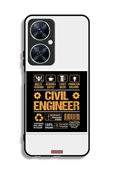 Tolwak غطاء حماية لهاتف هواوي نوفا 11i، ملصق مهندس مدني