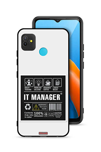 Tolwak غطاء حماية لهاتف تكنو بوب 5 - ملصق إدارة تكنولوجيا المعلومات