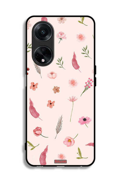 Tolwak غطاء حماية لهاتف Oppo A1 5G بنقشة أوراق وورود