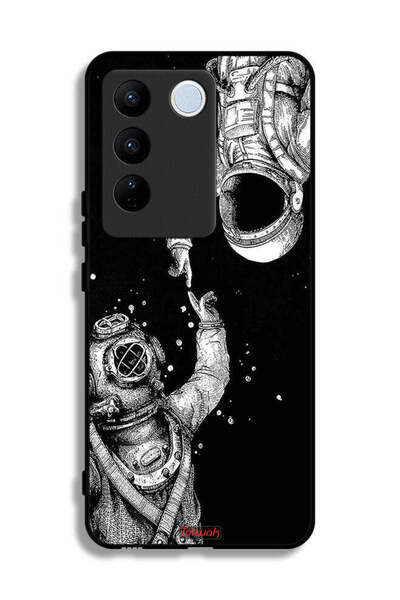 Tolwak غطاء حماية لهاتف Vivo S16 بتصميم رواد فضاء