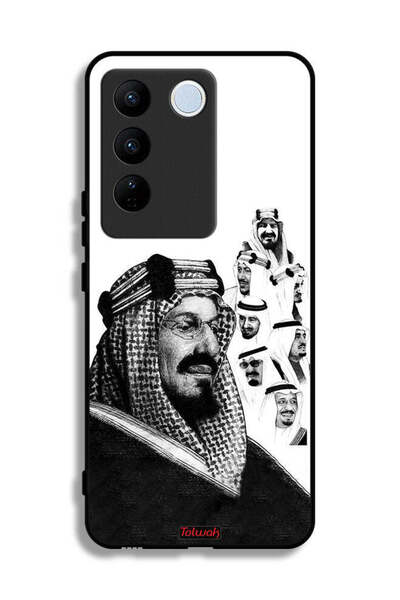 Tolwak غطاء حماية لهاتف فيفو S16e، ملصق ملوك المملكة العربية السعودية باللون ...