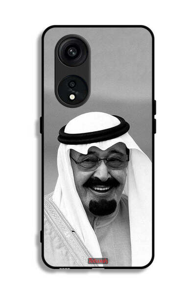 Tolwak غطاء حماية لهاتف أوبو رينو 8T 5G صورة الملك عبدالله مبتسماً