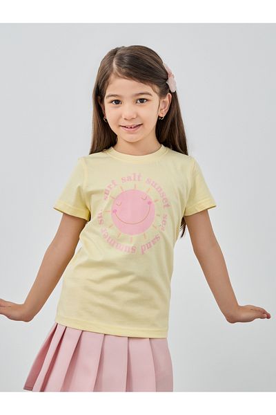 Styli Graphic Print Round Neck T-Shirt