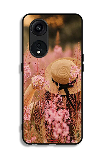 Tolwak غطاء حماية لهاتف Oppo Reno 8T 5G، قبعة فتاة مزينة بالزهور