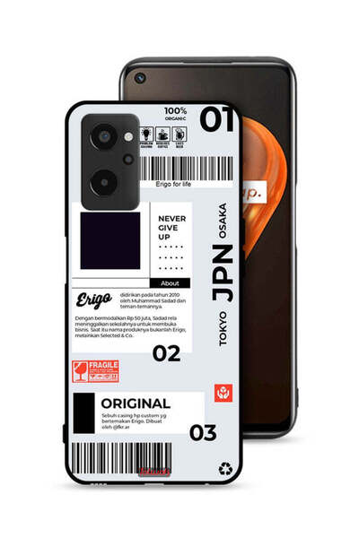 Tolwak Realme 9i 4G Protective Case Cover Japan Sticker