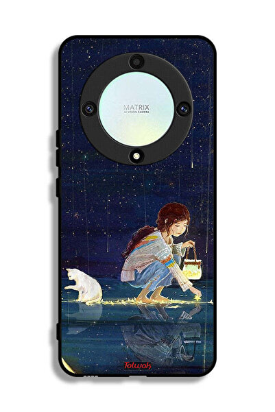 Tolwak غطاء حماية لهاتف Honor X9a برسومات نجوم فنية