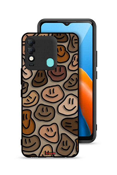 Tolwak غطاء حماية لهاتف تكنو سبارك 8 برسومات وجوه مبتسمة