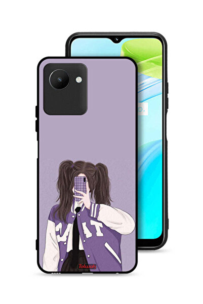 Tolwak غطاء حماية لهاتف Realme C30s لالتقاط صورة سيلفي