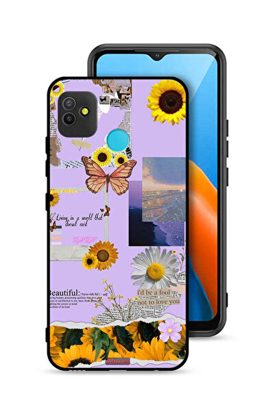 Tolwak غطاء حماية لهاتف تكنو بوب 5 بملصقات عباد الشمس الجميلة