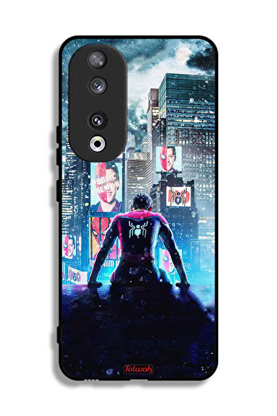 Tolwak غطاء حماية لهاتف Honor 90 بتصميم سبايدر مان