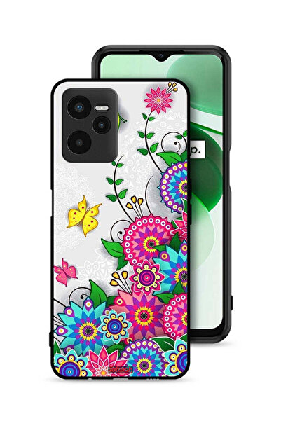 Tolwak غطاء حماية لهاتف Realme C35 - زهور ماندالا