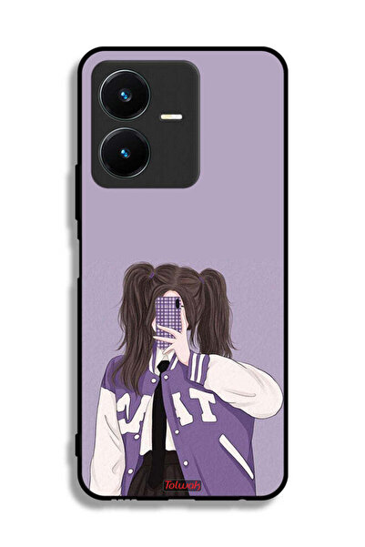 Tolwak غطاء حماية لهاتف Vivo Y22 لالتقاط صورة سيلفي