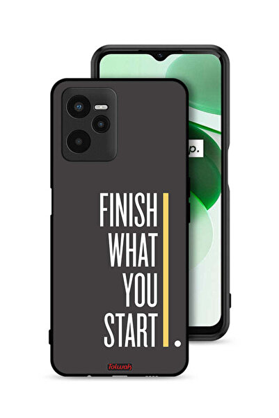 Tolwak Realme C35 Protective Case Cover Finish What You Start