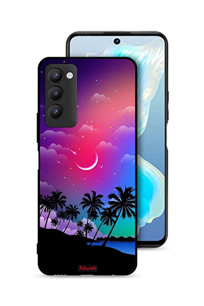 Tolwak Tecno Camon 18P Protective Case Cover Moon In Night Art