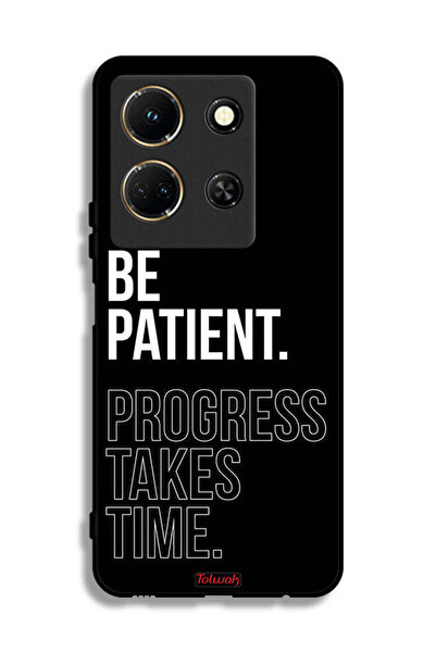 Tolwak غطاء حماية لهاتف Infinix Note 30 كن صبورًا فالتقدم يستغرق وقتًا