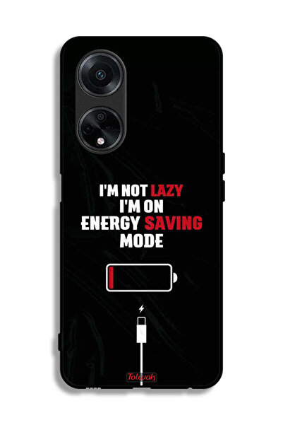 Tolwak غطاء حماية لهاتف Oppo A1 5G أنا لست كسولاً، أنا في وضع توفير الطاقة