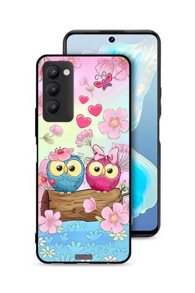 Tolwak غطاء حماية لهاتف تكنو كامون 18 برسومات بومة لطيفة