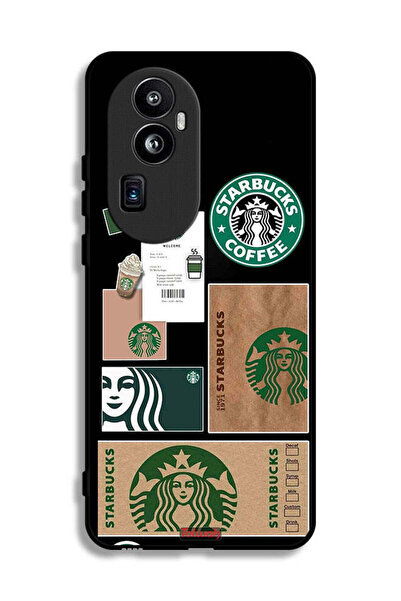 Tolwak غطاء حماية لهاتف Oppo Reno10 Pro Plus ملصق ستاربكس