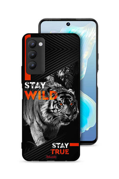 Tolwak غطاء حماية لهاتف تكنو كامون 18 - Stay Wild Stay True
