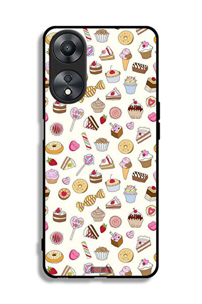 Tolwak غطاء حماية لهاتف Oppo A58 5G بنمط العناصر المفضلة