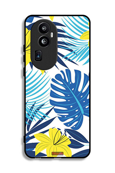 Tolwak غطاء حماية لهاتف Oppo Reno10 Pro Plus بتصميم ريش وزهرة