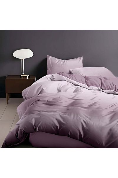 Pucioasa Finet 4-piece bed linen, lilac-plum gradient