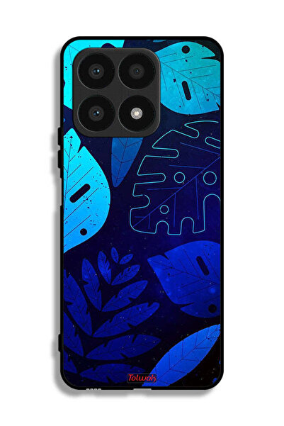 Tolwak غطاء حماية لهاتف Honor X8a بنقشة أوراق الشجر