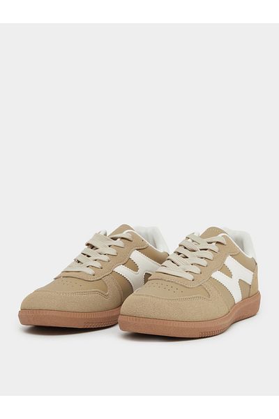 Styli Panelled Lace Up Sneakers